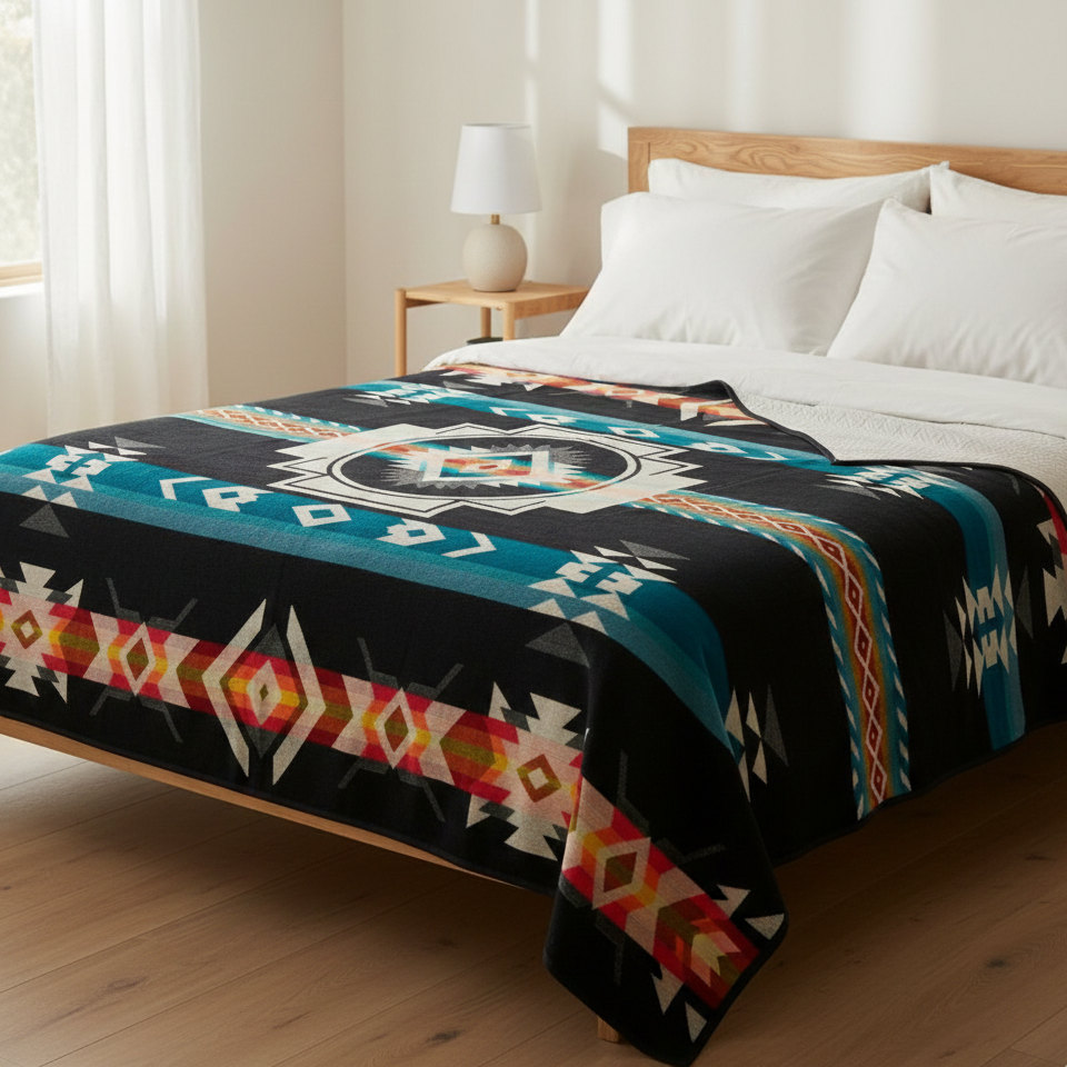 Four Winds Alpaca Blanket-6