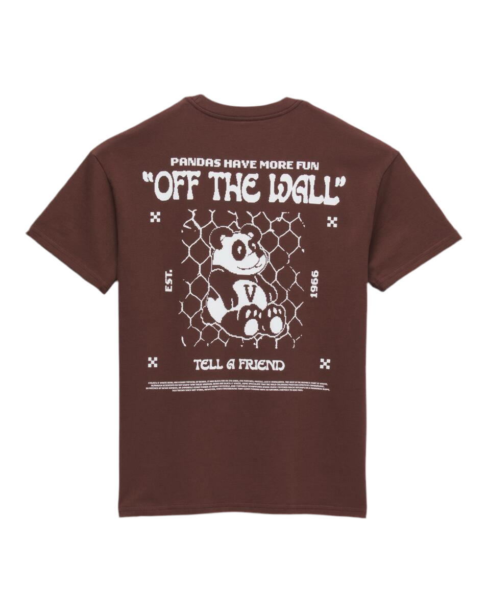 Vans 'V Panda Oversized' Tee - Brown-2
