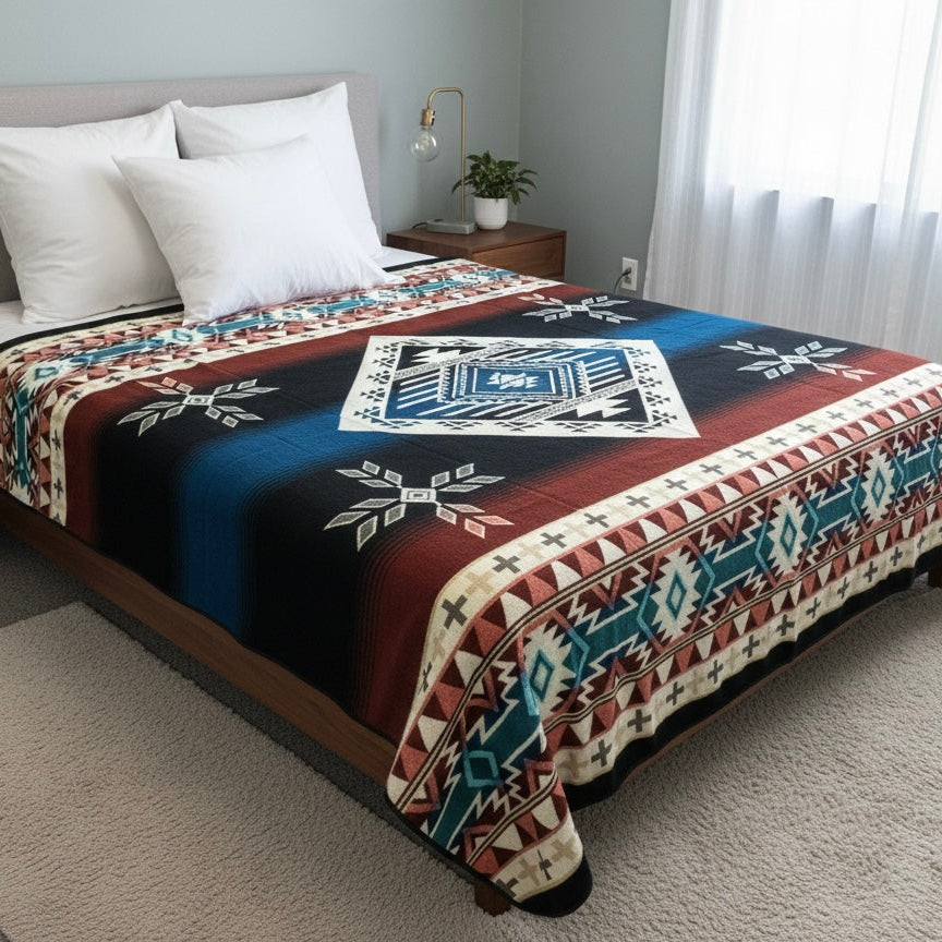 Spirit Trail Alpaca Blanket-3