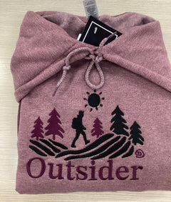 Maroon Outsider Camping Hoodie-1
