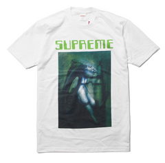 Supreme 'H.R Giger Alien' Tee - White-1
