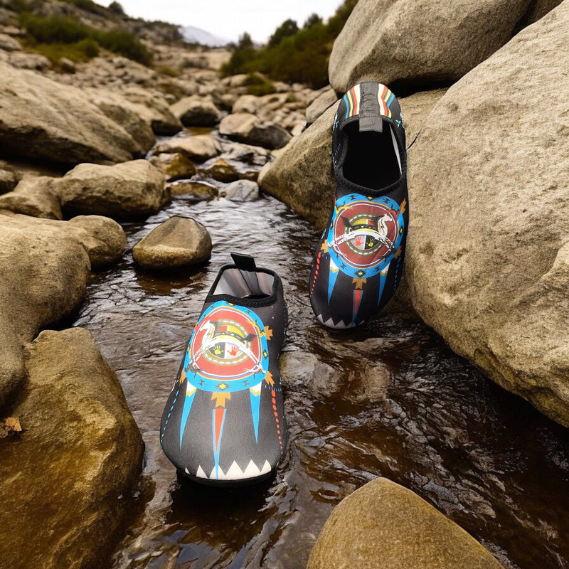Midnight Stallion Aqua Shoes-1