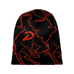 D.O.P.E. 'Brin' Beanie - Black/Red-1