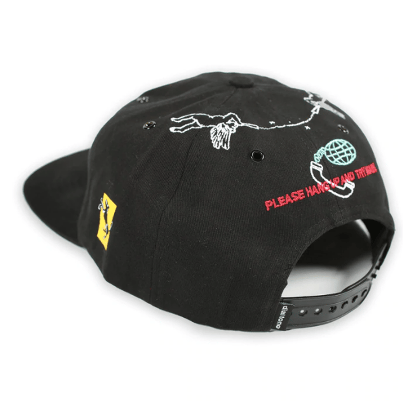 Dial Tone 'Formula One' Snapback Cap - Black-2