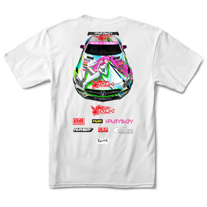 Color Bars X Playboy 'Livery' Tee - White-2