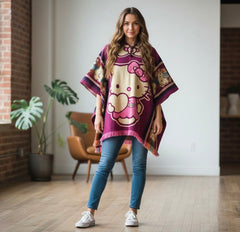 Characters Wool Poncho-1