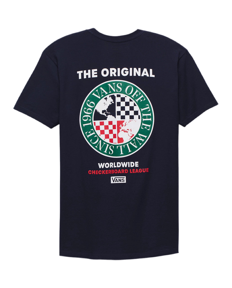 Vans 'World Team' Tee - Navy-1