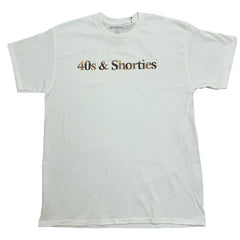 40’s & Shorties 'Plaid Logo' Tee - White-1