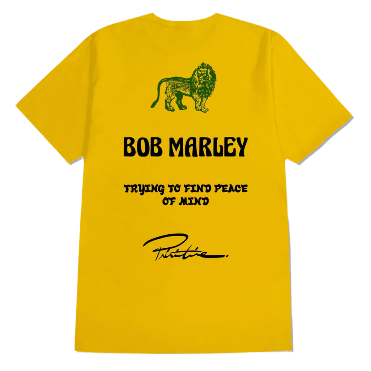 Primitive X Bob Marley 'Heartache' Tee - Gold-2