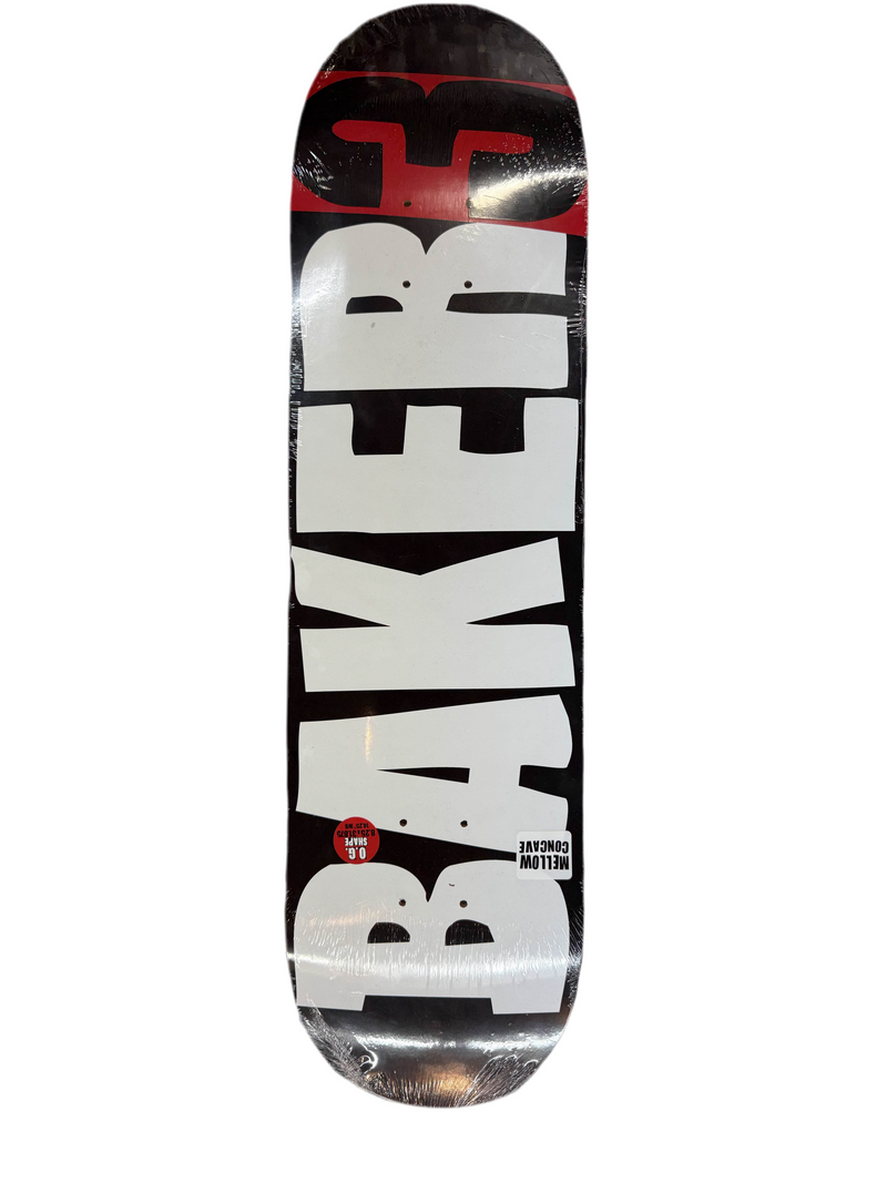 Baker 3 Skate Skate Deck - Black/Red-1