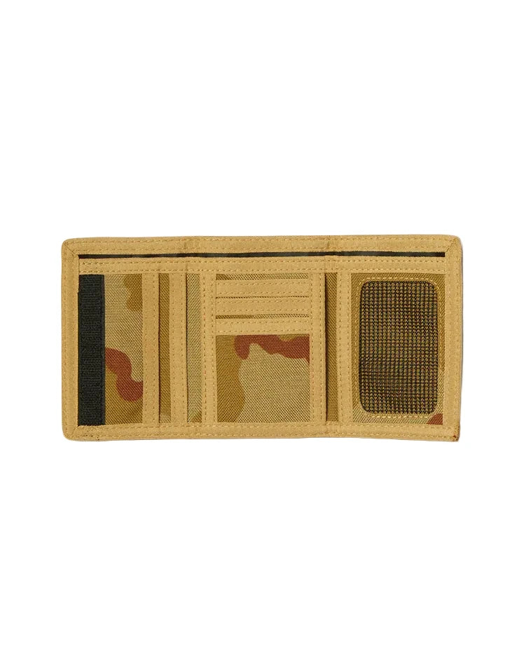 HUF '89 Logo' Wallet - Brown Camo-2