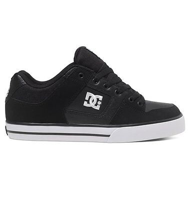 DC Shoes 'Pure' Shoes - Black/Black/White-1