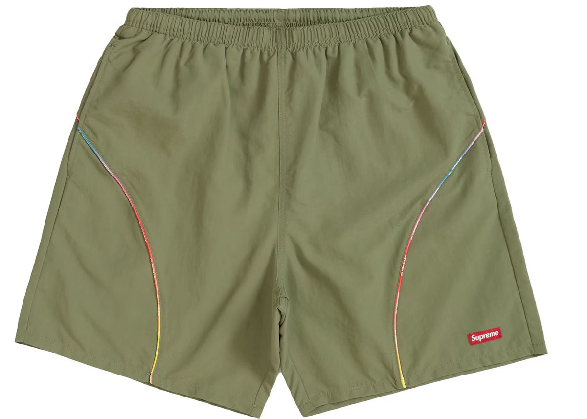 Supreme 'Gradient' Piper Water Shorts - Olive