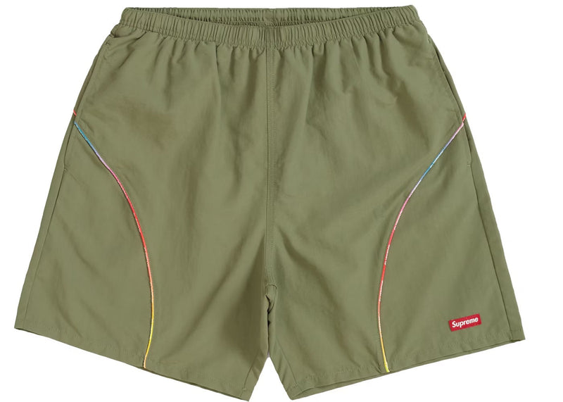 Supreme 'Gradient' Piper Water Shorts - Olive-1