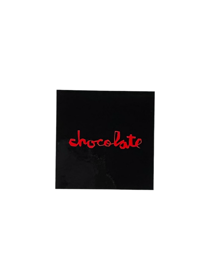 Chocolate 'Big Logo' Sticker - Black-1