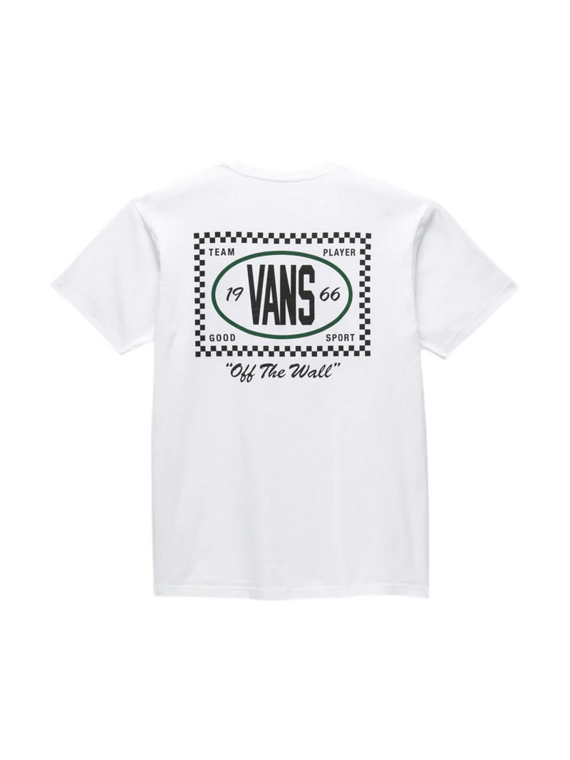 Vans 'Team Player Checkerboard' Tee - White-2