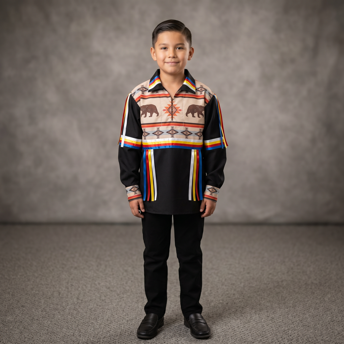 Bear Youth Ribbon shirt-1