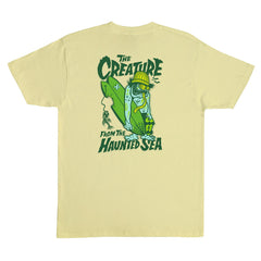 Creature 'Haunted Sea' Tee Cornsilk Yellow-2