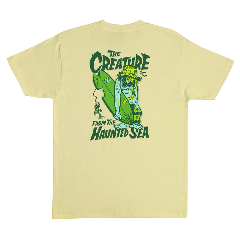 Creature 'Haunted Sea' Tee Cornsilk Yellow-2