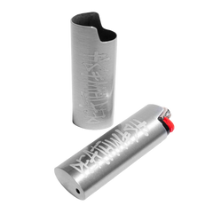 Deathwish 'Stay Lit' Lighter Holder - Silver-1