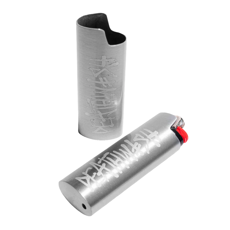 Deathwish 'Stay Lit' Lighter Holder - Silver-1