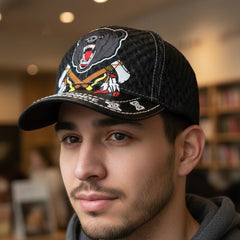 Bear Pattern Native Cap-2