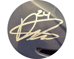 Dylan Cozens Autographed Lethbridge Hurricanes Navy Blue CCM Replica Helmet-2