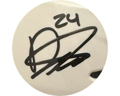 Dylan Cozens Autographed Lethbridge Hurricanes White CCM Replica Helmet-2