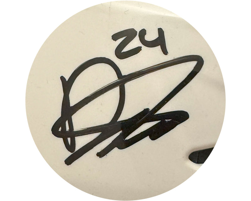 Dylan Cozens Autographed Lethbridge Hurricanes White CCM Replica Helmet-2
