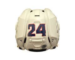 Dylan Cozens Autographed Lethbridge Hurricanes White CCM Replica Helmet-3