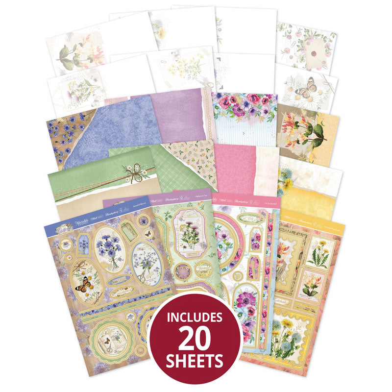 Deluxe Craft Pad - Forever Florals Wildflowers-2