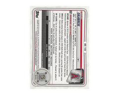 Carte de baseball David Calabrese dédicacée 2020 Bowman Draft Paper #BD-103 1ère rookie-2