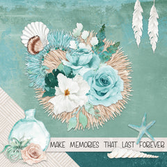 SL Die-Cut Paper Pad Ocean Boho Essentials 32 SH-2