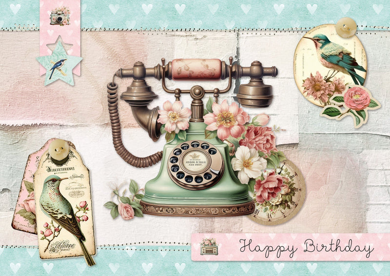 SL Die-Cut Paper Pad Shabby Chic Essentials 32 SH-2
