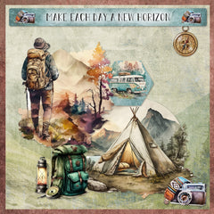 SL Die-Cut Paper Pad Adventure Awaits Essentials 32 SH-2