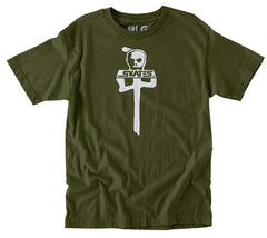 Red Dragon x Skull Skates 'Collab' Tee - Olive-1
