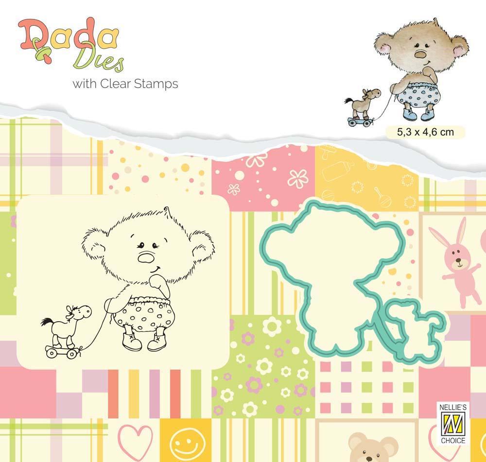 DADA Set Die & Clear stamp My Horse-1