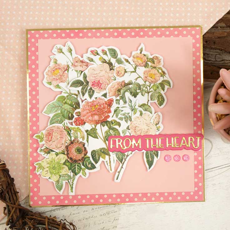Troqueles encantadores - Mundo de rosas-7