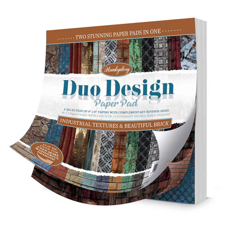 Duo Design Paper Pads - Industrial Textures & Beautiful Brick-1
