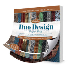 Duo Design Paper Pads - Industrial Textures & Beautiful Brick-1