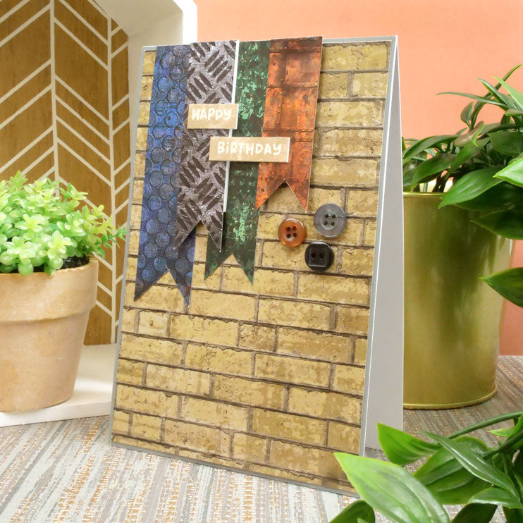 Duo Design Paper Pads - Industrial Textures & Beautiful Brick-3