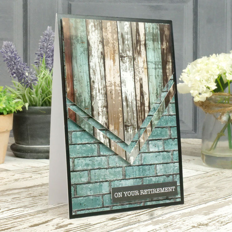 Duo Design Paper Pads - Industrial Textures & Beautiful Brick-8