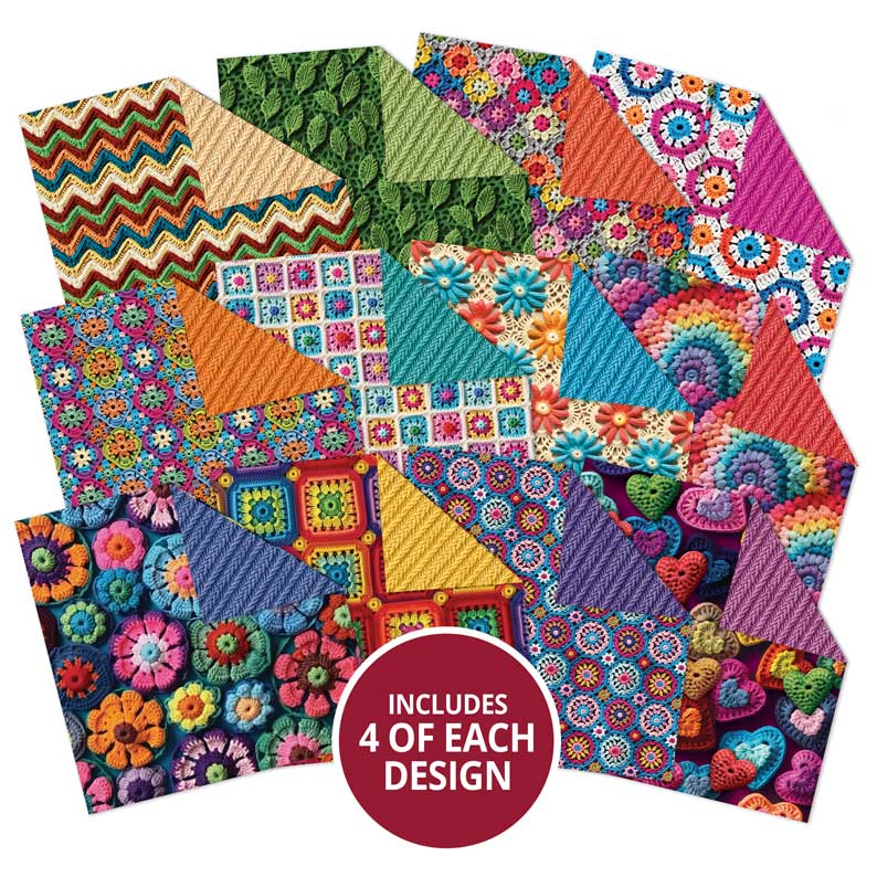 Duo Design Paper Pads - Colourful Crochet & Wonderful Wool-2
