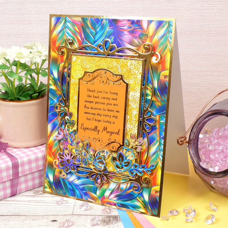 Duo Design Paper Pads - Iridescent Rainbow & Sparkling Sequins-16