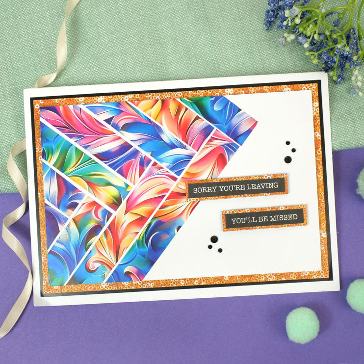 Duo Design Paper Pads - Iridescent Rainbow & Sparkling Sequins-6