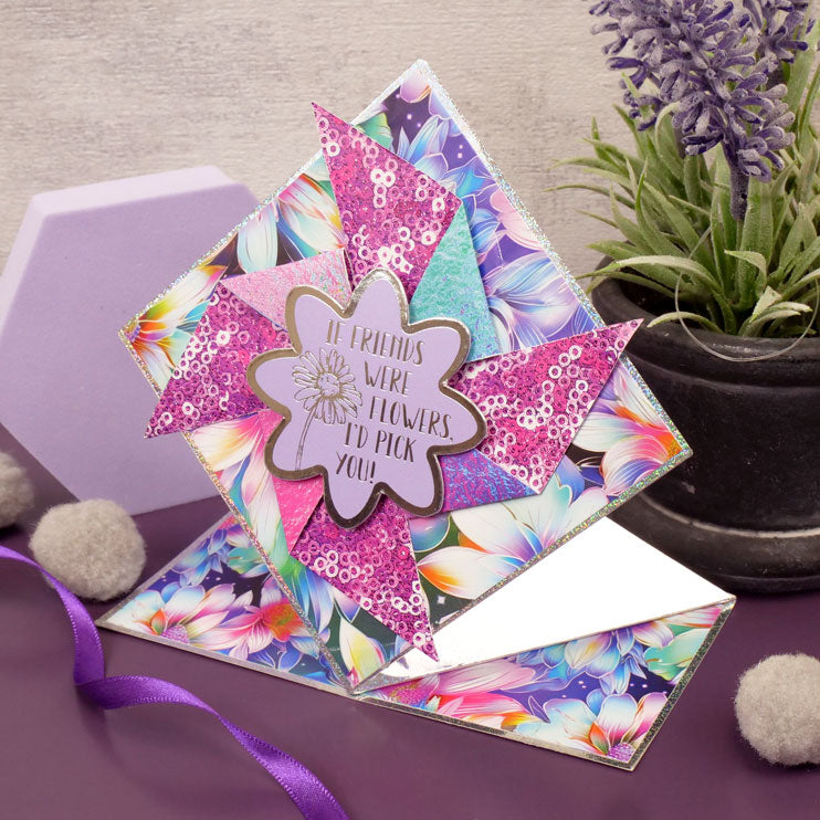 Duo Design Paper Pads - Iridescent Rainbow & Sparkling Sequins-8