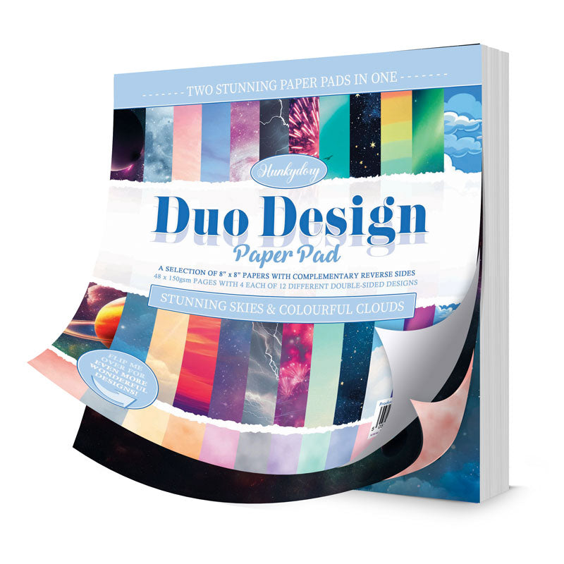 Duo Design Paper Pads - Stunning Skies & Colourful Clouds-1
