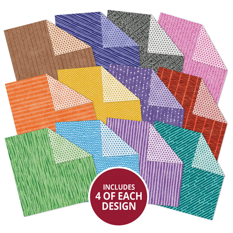 Duo Design Paper Pads - Sketched Stripes & Delightful Dots-2