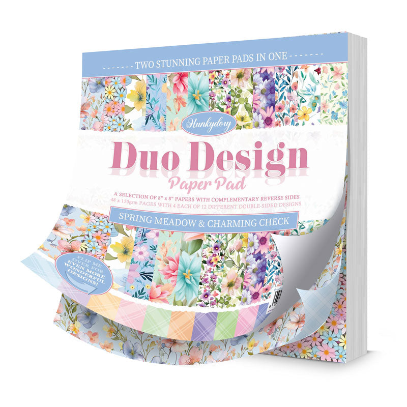 Duo Design Paper Pads - Spring Meadow & Charming Check-1