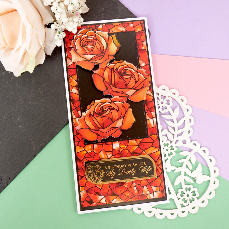 Duo Design Paper Pads - Stained Glass & Cracked Glass-4